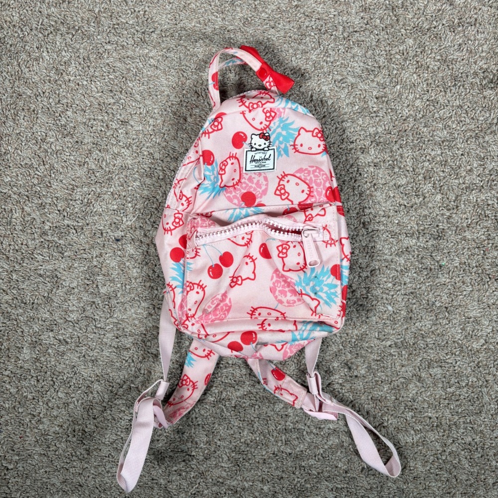 Herschel Supply Co Hello Kitty‎ Nova Mini Backpack Pink Tropical Pineapple 9782